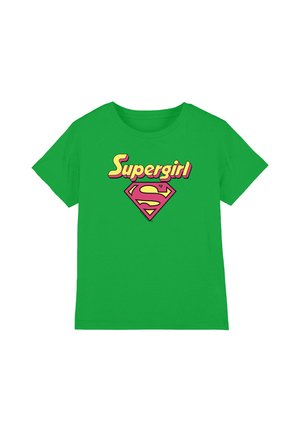 Cotton Soul, DC IM A SUPERGIRL UNISEX - Print T-shirt - dark green