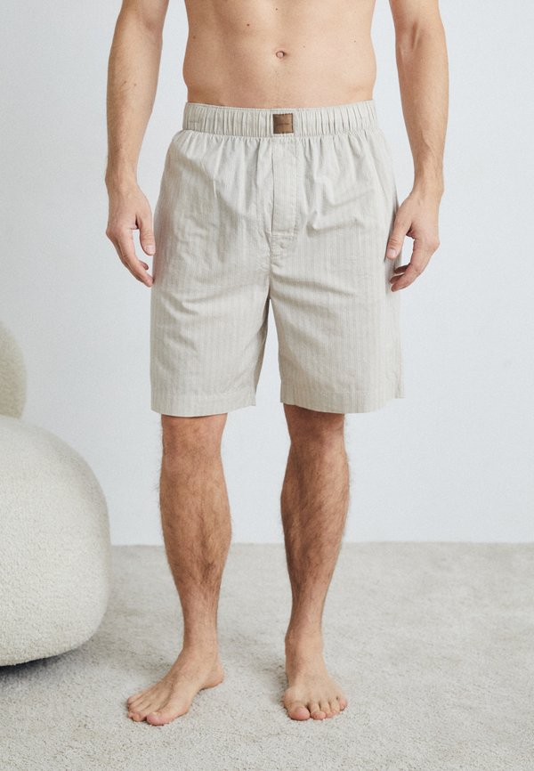 SLEEP SHORT COTTON POPLIN - Pyjama bottoms - soft mocha