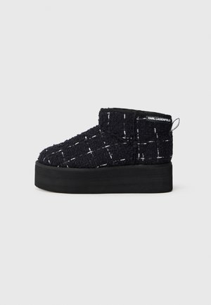 THERMO LO - Snowboots  - black boucla/dark grey