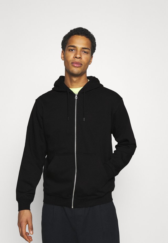 STANDARD ZIP HOODIE - Sweatjacke - black