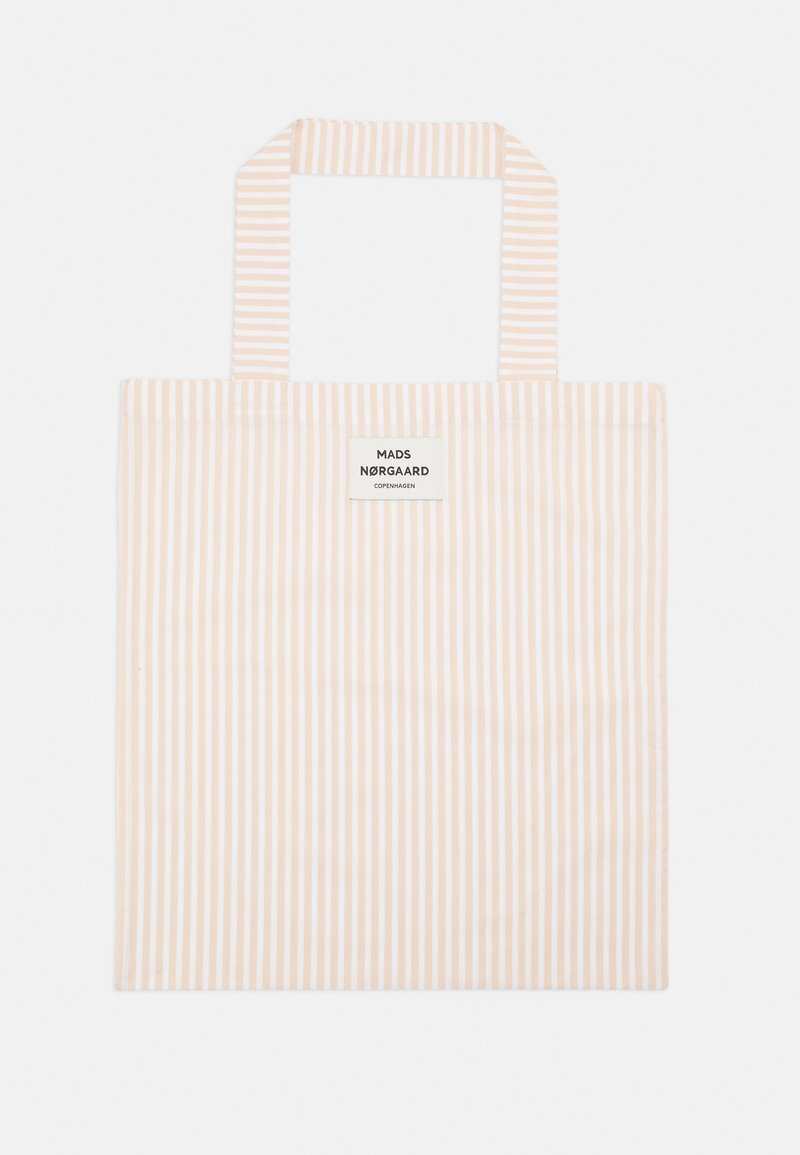 Mads Nørgaard SACKY ATOMA - Saco de mão - gossamer pink/white