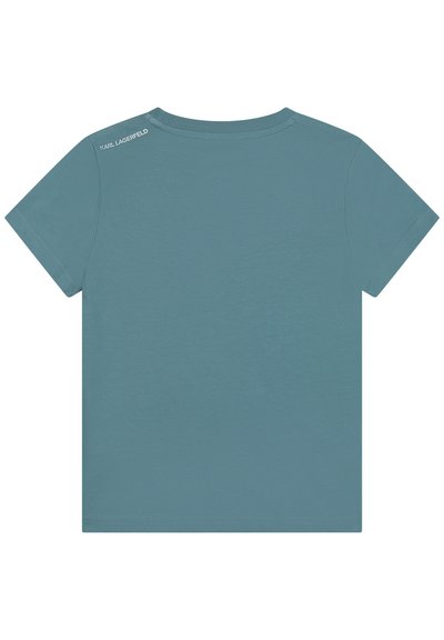 KARL LAGERFELD KIDS - SHORT SLEEVES - Print T-shirt - fadedgreen