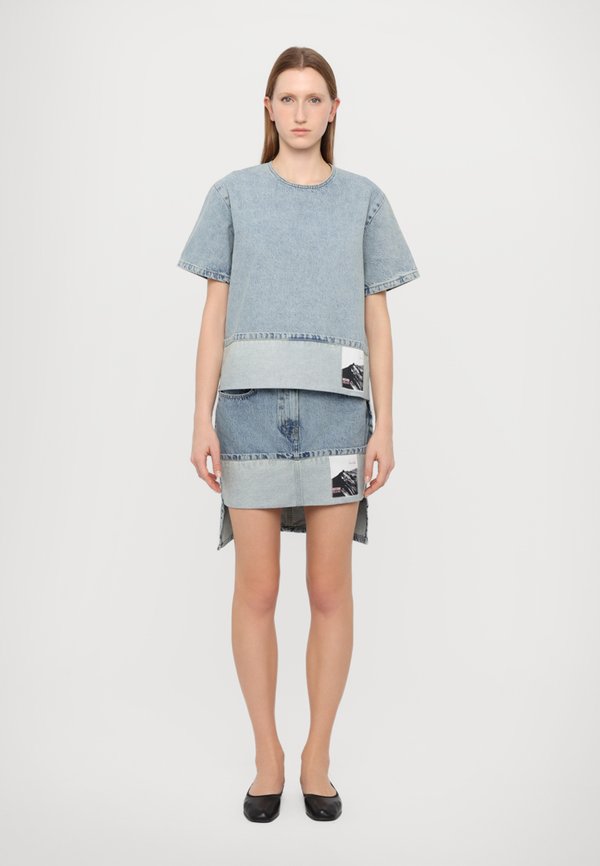 Print T-shirt - fantasia blu2