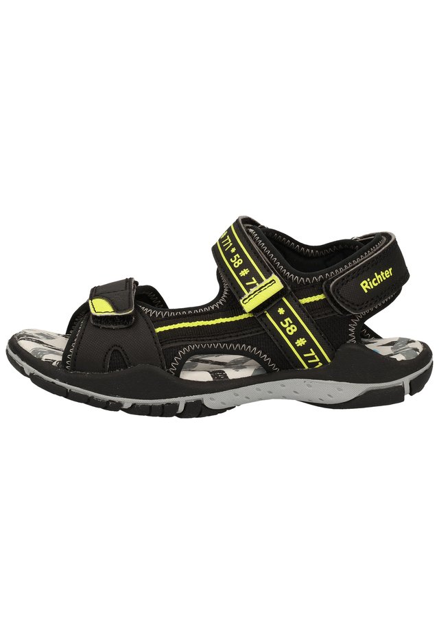 Trekkingsandale - black/neon yellow 9902