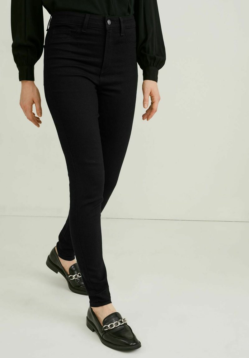 c-a-2-pack-slim-fit-jeans-black-zwart-zalando-nl