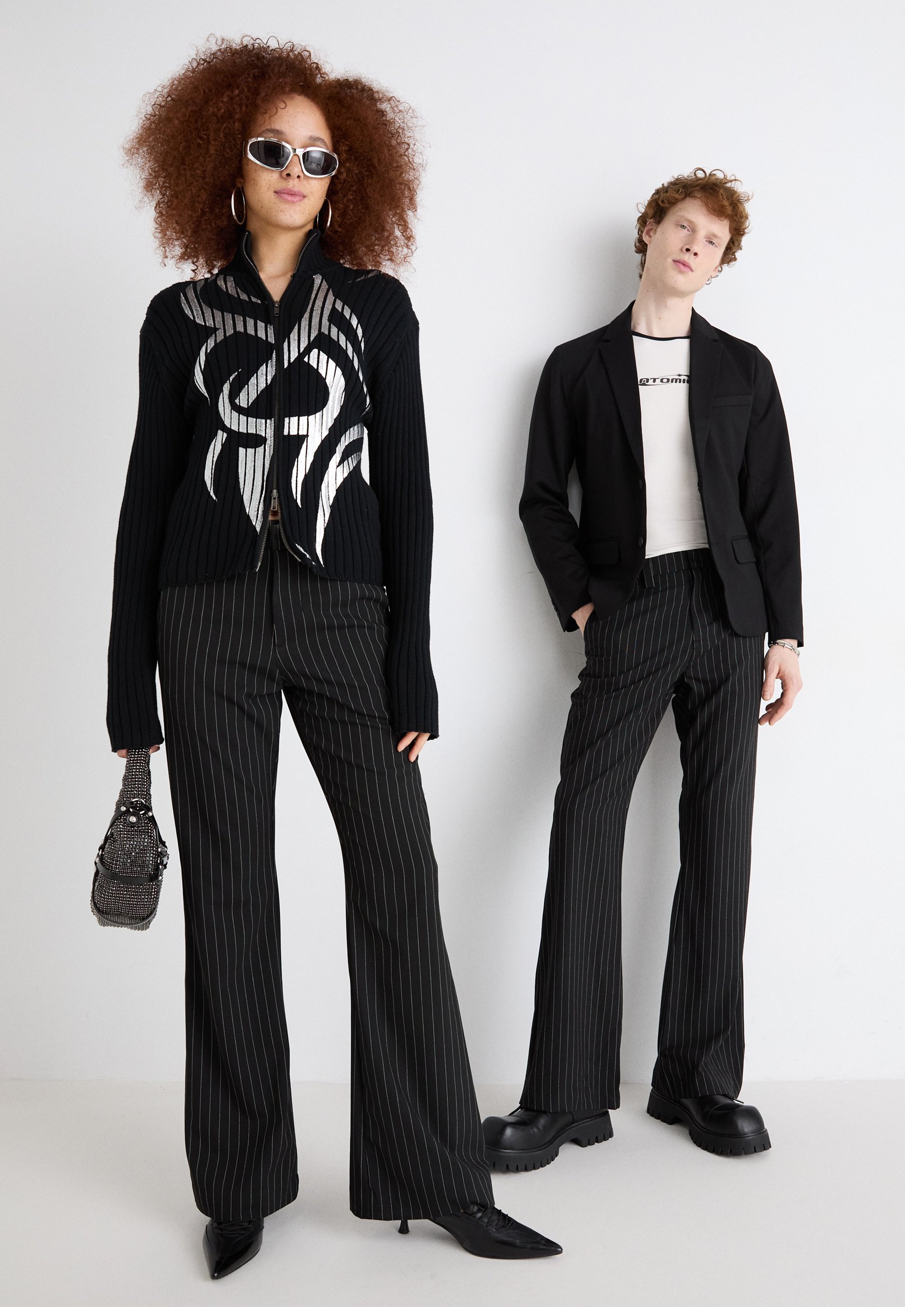 スーツ Jaded London stripe slacks 25NOVWW-0415_5bef0c9f-243d-