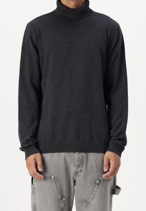 Maglione - mottled dark grey