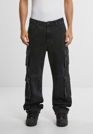 AIDAN BAGGY - Workwear Jeans - washed black