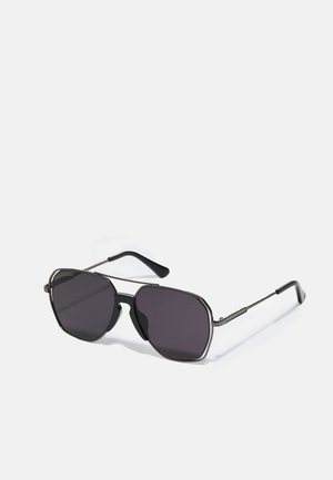KARPHATOS WITH CHAIN UNISEX - Zonnebril - gunmetal/black