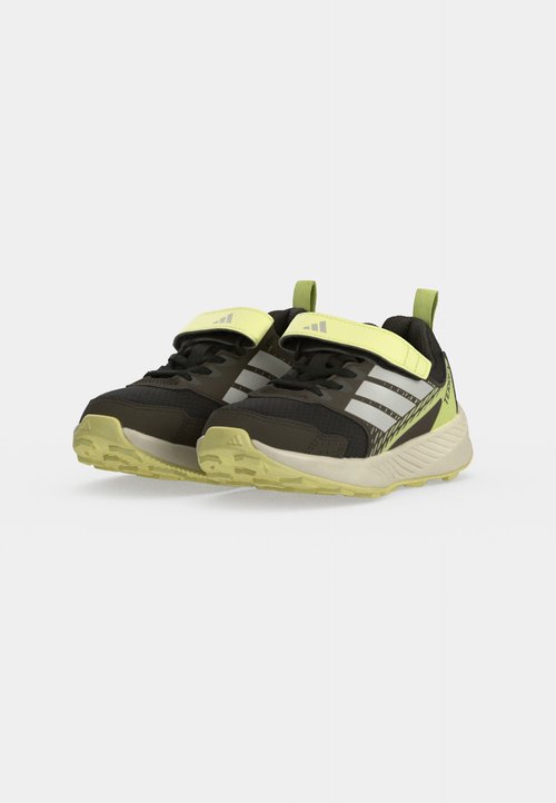 adidas TRACEFINDER UNISEX - Hiking shoes - shadow olive/dash grey/frozen lemon — photo 3
