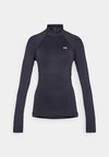 VANISH SEAMLESS 1/4 ZIP - Longsleeve - black/white