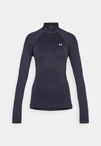 VANISH SEAMLESS 1/4 ZIP - Pikkade varrukatega topp - black/white