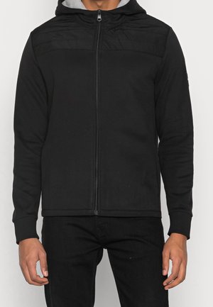 Sweater met rits - black