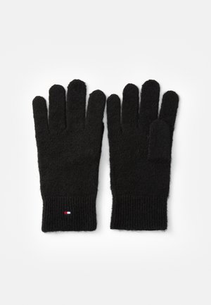FLAG FLUFFY GLOVES - Gloves - black