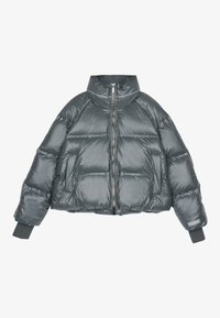 HENRA CRUSHED GLOSSY OVERSIZED RAGLAN PUFFER JACKET - Vinterjacka - anthracite
