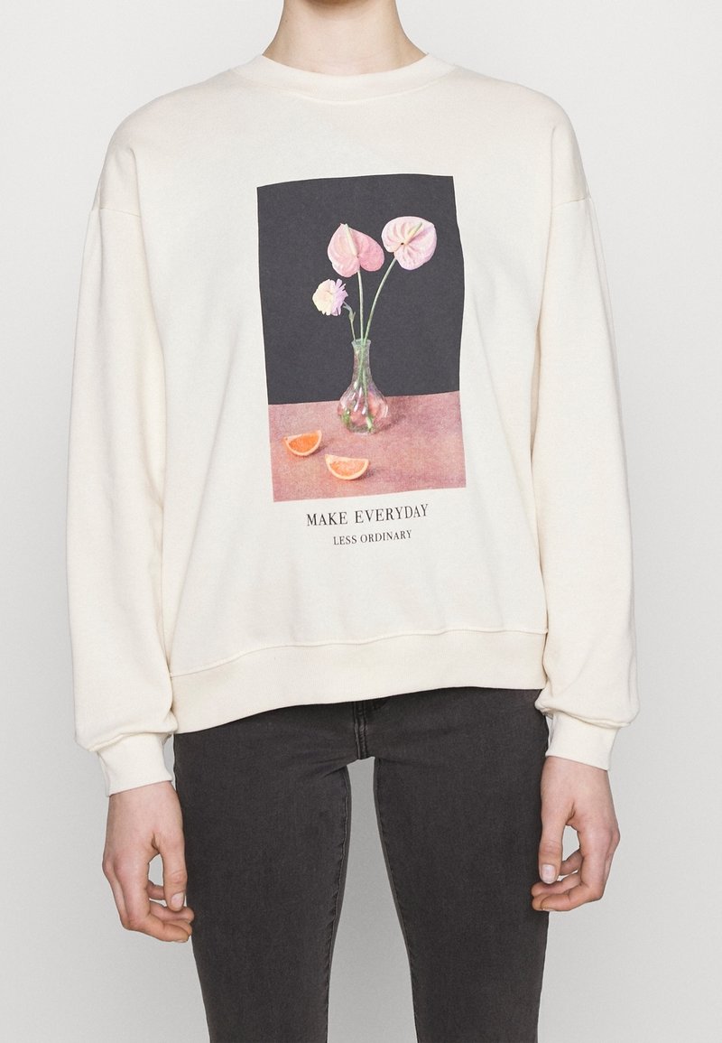 Monki Sudadera - off-white
