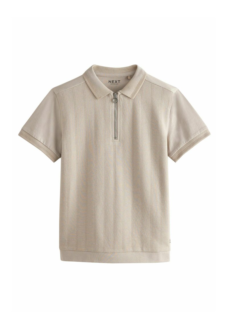 Next - REGULAR FIT - Bluză polo - stone, Extindeți