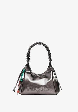 Desigual METALLIC MEDIUM 3D LOGO WITH RUCHED - Handväska - multi coloured
