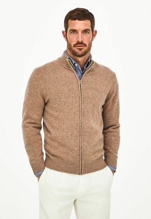 FZIP - Cardigan - desert taupe