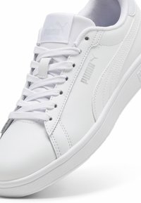 Puma SMASH 3.0 UNISEX - Baskets basses - whitesilver mistsilver