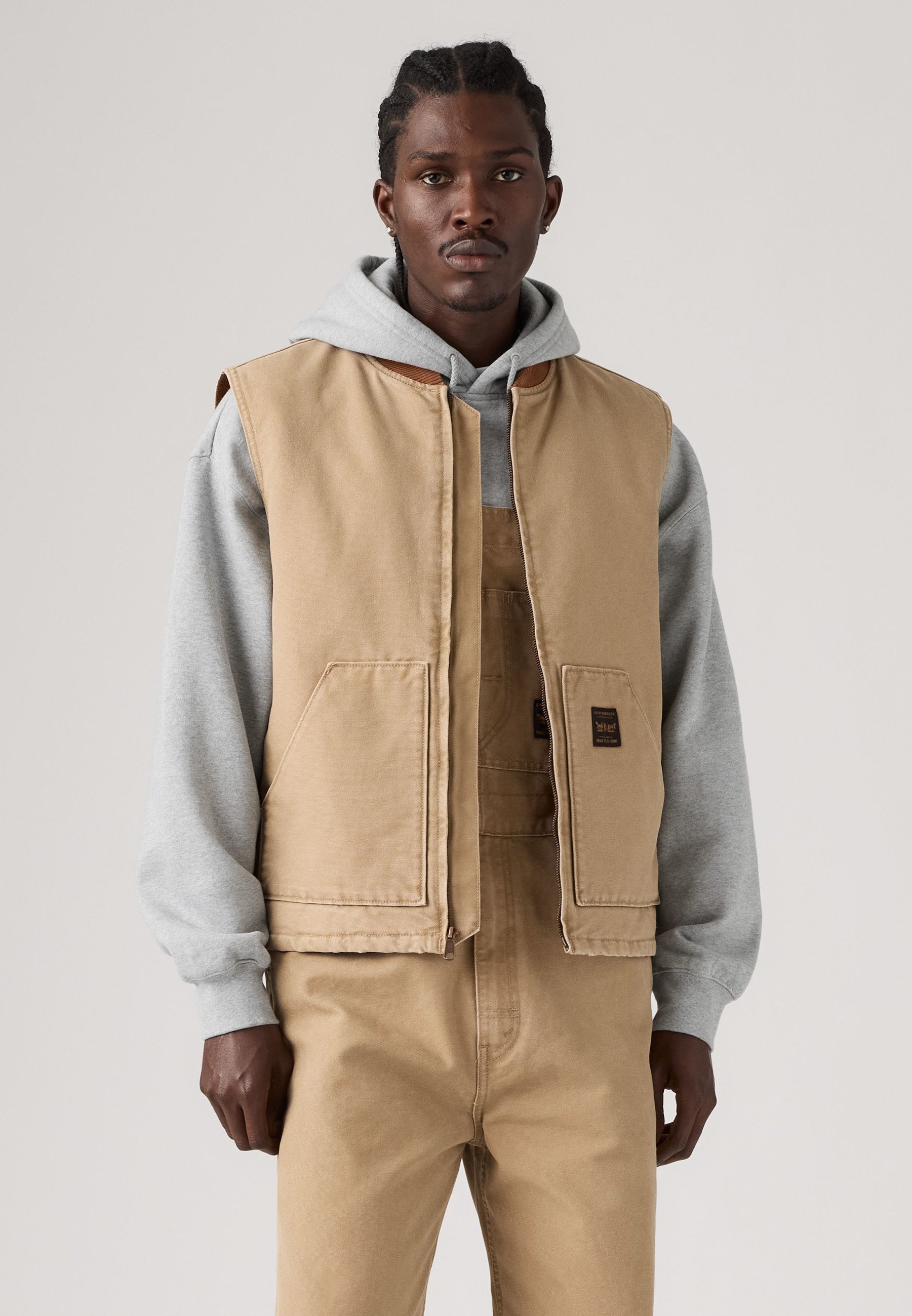 Carhartt WIP SKYTON VEST - Waistcoat - black - Zalando.co.uk