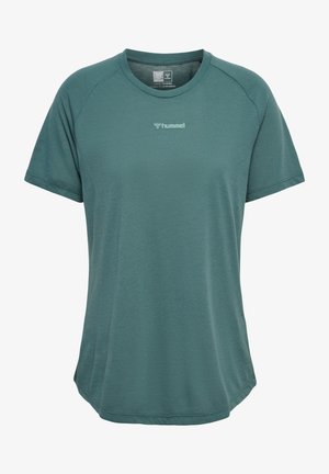Hummel VANJA - T-shirt - bas - north atlantic