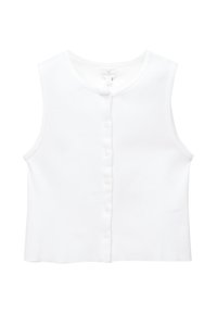 SLEEVELESS WITH BUTTONS - Débardeur - white