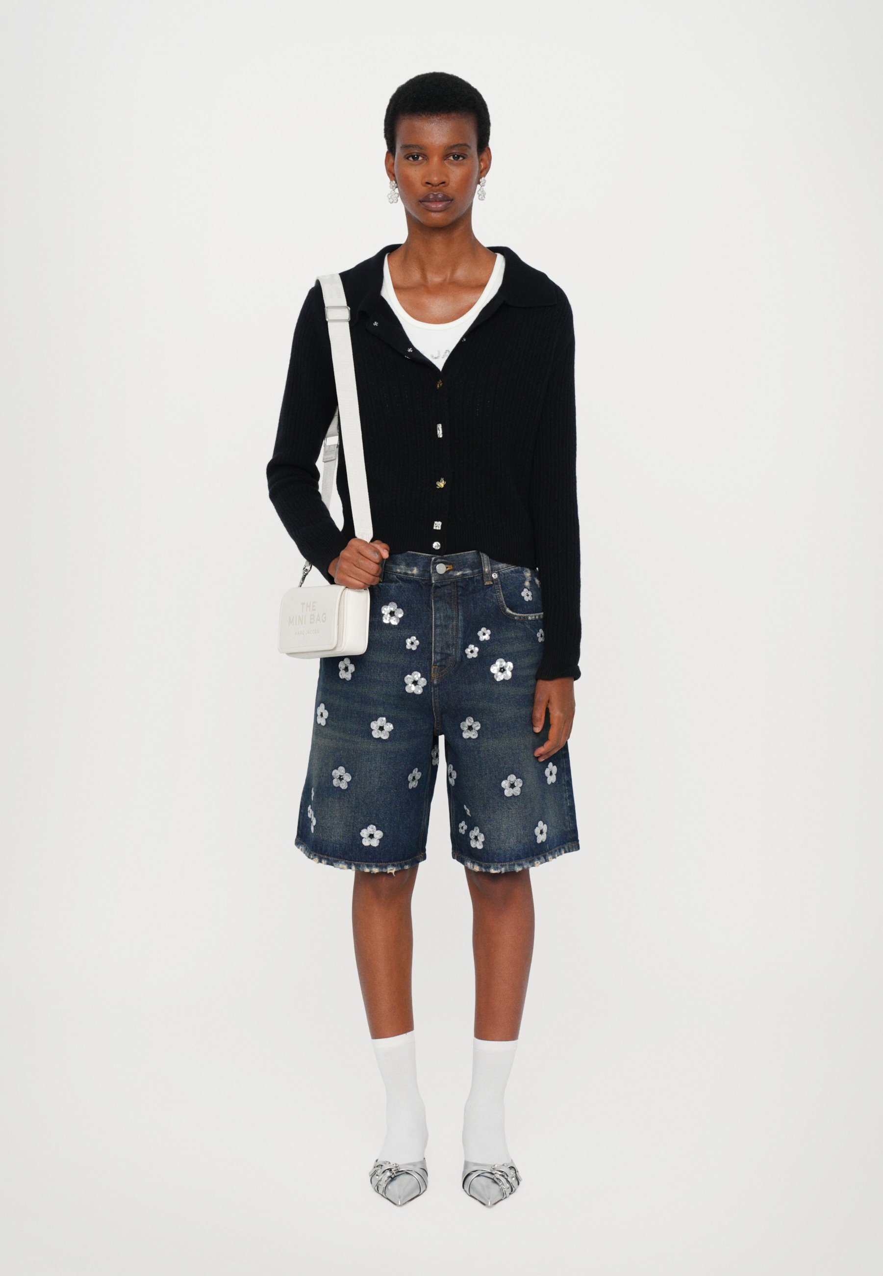 MARC JACOBS THE MINI BAG - Geantă crossbody - white/alb - Zalando.ro