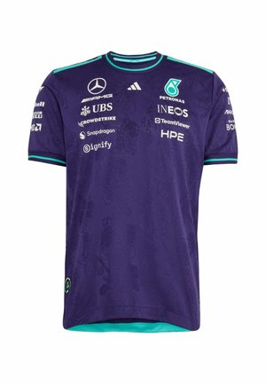 adidas Performance, MERCEDES - AMG PETRONAS FORMULA 1 TEAM VANDA BLOOM AUTHENTIC DRIVER - T-shirt con stampa - dark purple