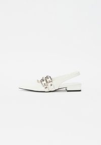 RAID - EZIE - Ballet pumps - white crinkle patent Thumbnail Image 1