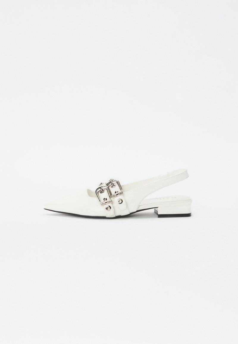 RAID - EZIE - Ballet pumps - white crinkle patent, Enlarge