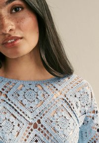 Next REGULAR FIT - Pitkähihainen paita - light blue