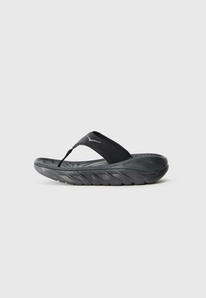 ORA RECOVERY - Pool shoes - black/dark gull gray