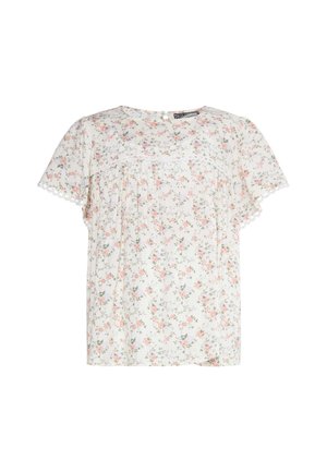 Bluse - weiss blume