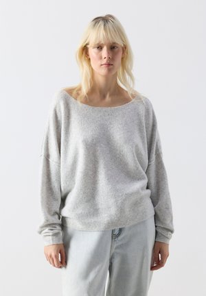 American Vintage Svetrík - gris chine