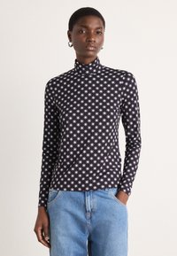 Marc Cain Pikkade varrukatega topp - black/white