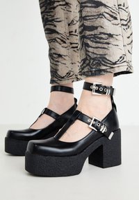 WATCH ME - Platform heels - black