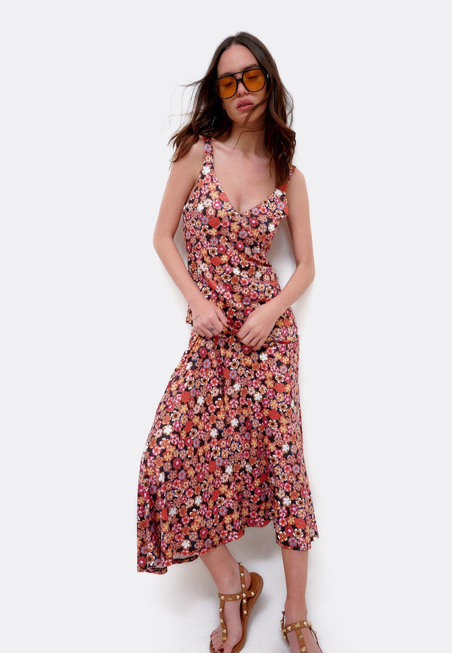 CUPLÉ Vestido largo - red/rojo - Zalando.es