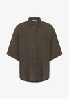 SLAURAN ARIA SHORT SLEEVE - Πουκαμίσα με κουμπιά - morel