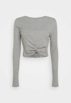 Noisy May DRAKEY TWIGGIL/S NOOS - Long sleeved top - light grey melange