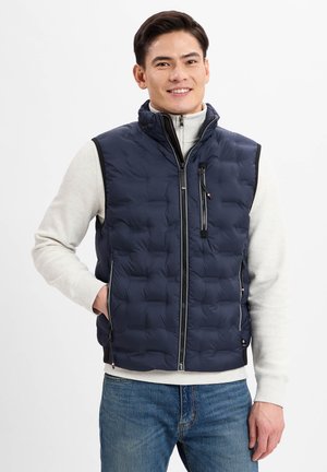 TOM TAILOR Waistcoat - marine