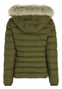 Tommy Jeans BASIC HOODED JACKET - Winter jacket - drab olive green