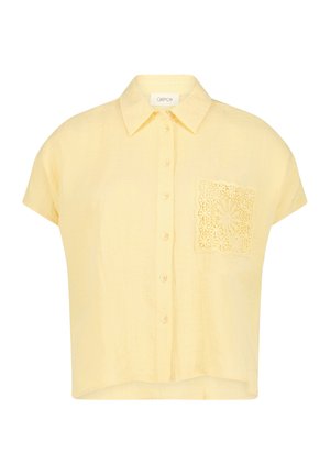 Cartoon, CARTOON MIT AUFGESETZTER BRUSTTASCHE OVERSIZE-BLUSE - Overhemdblouse - golden haze