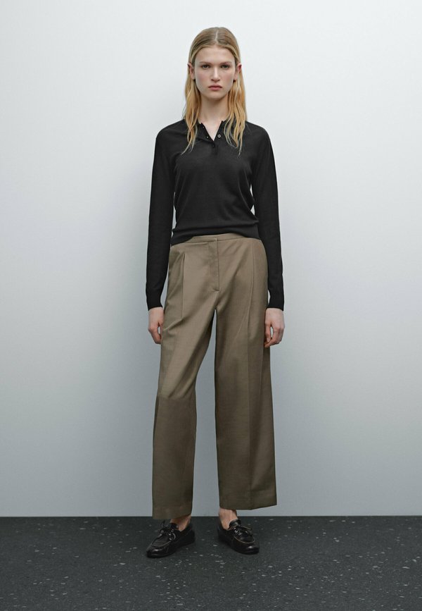 WITH THIN WAISTBAND  - Trousers - BEIGE3