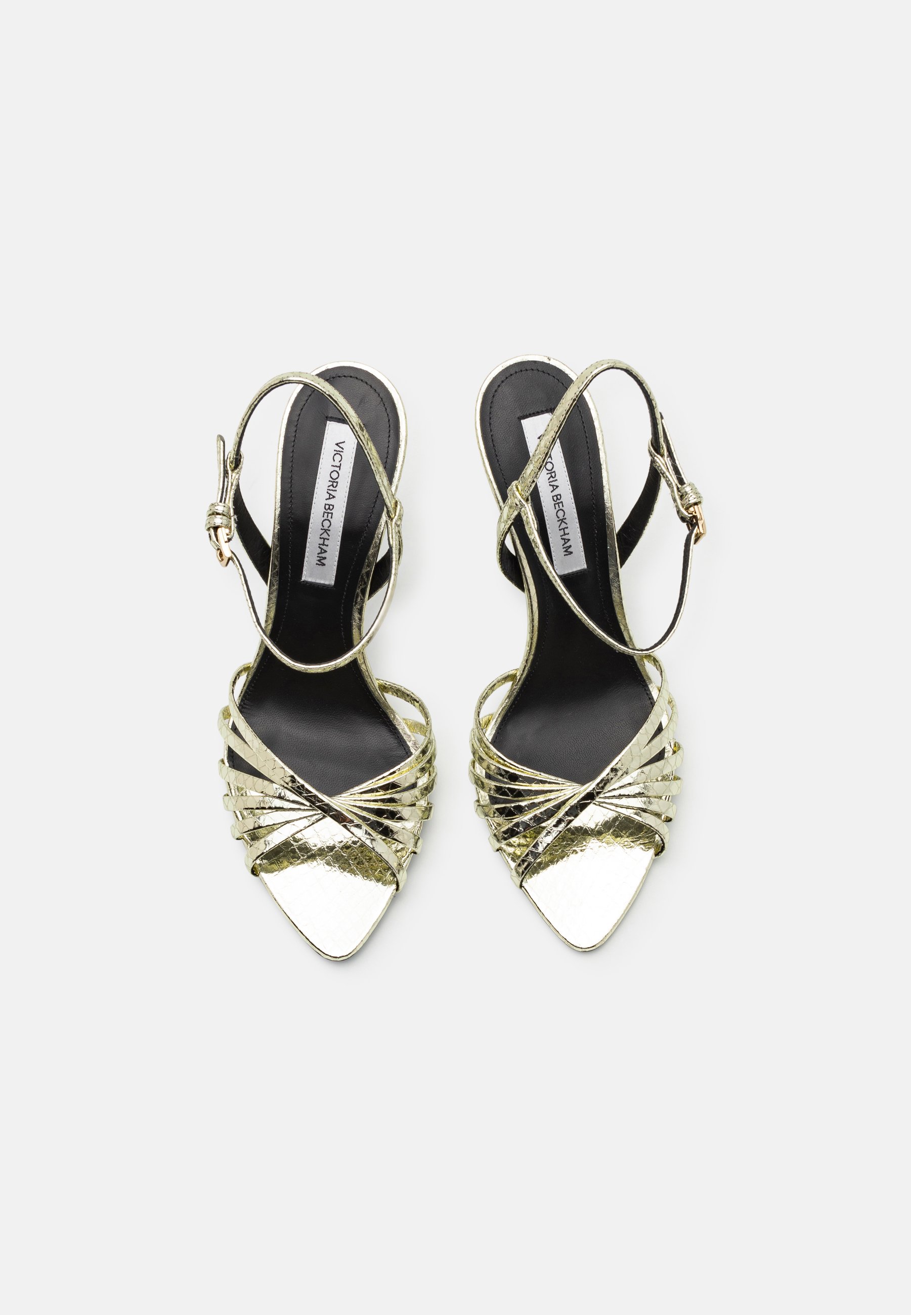 【VICTORIA BECKHAM】レザーサンダル Victoria Beckham Sandals - silver/silver-coloured - Zalando