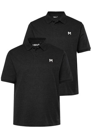 Men Plus, MEN+ POLOSHIRTS, 2 PACK - Poloshirt - black