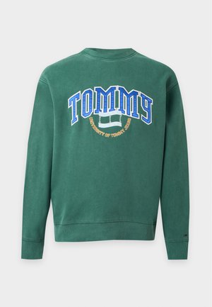 Tommy Jeans, VARSITY CREST - Φούτερ - velvet green