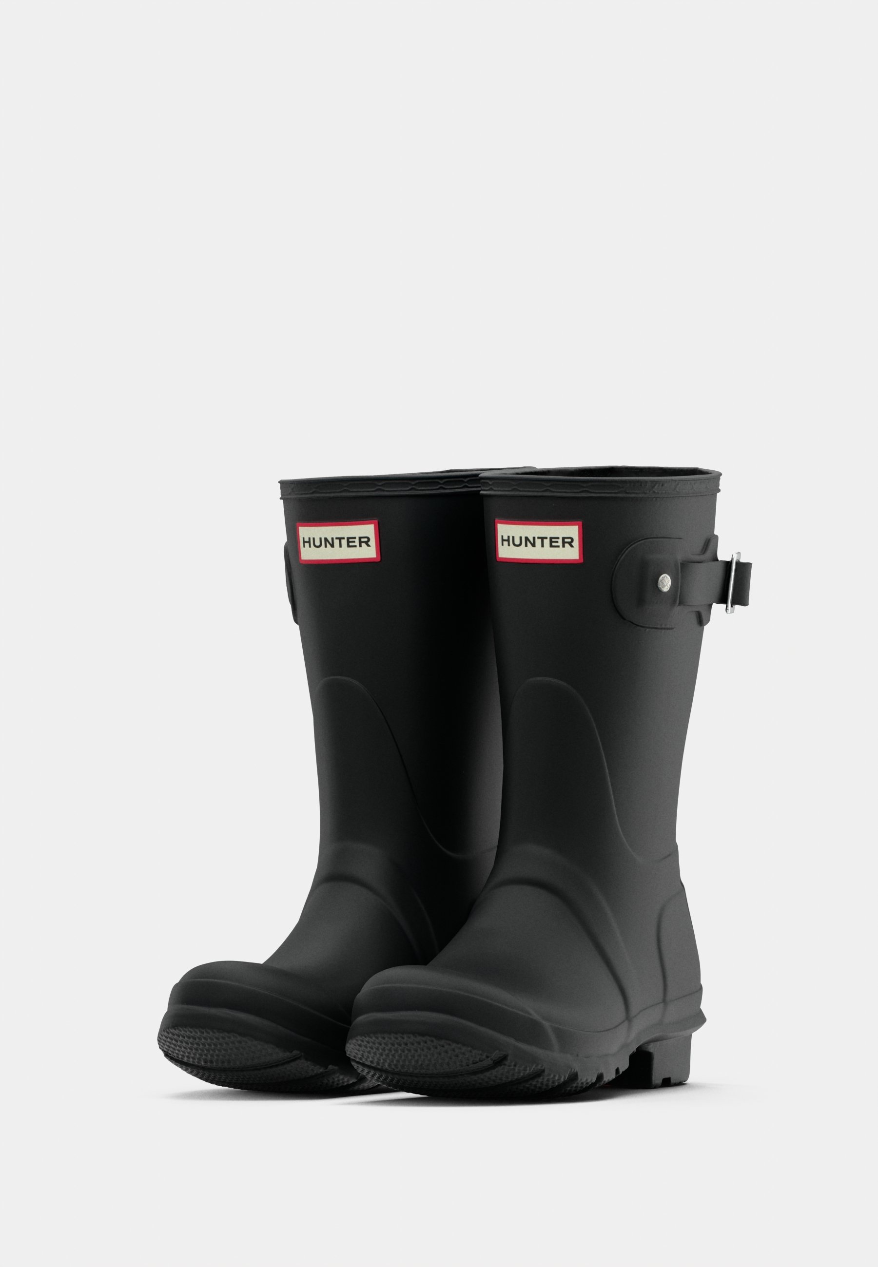 Hunter ORIGINAL WOMENS ORIGINAL SHORT - Wellies - black - Zalando.ie