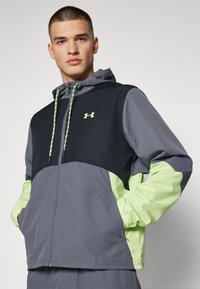 Under Armour LEGACY  - Neperpučiamoji striukė - castlerock/morph green