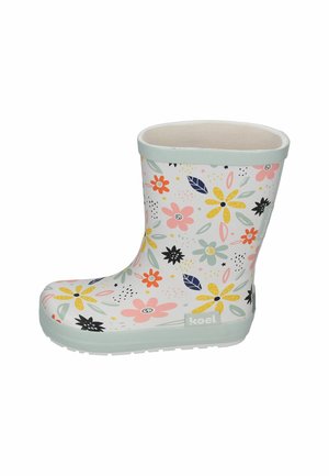 Wellies - white flowers